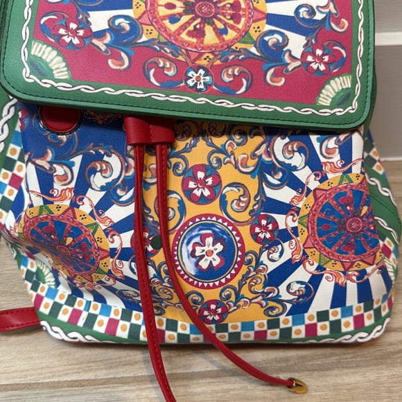 Colorful Designer Women's Backpack - Picture 2 of 8